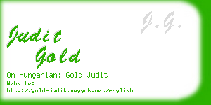 judit gold business card
